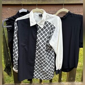3 Blouse Bundle - XS/Medium